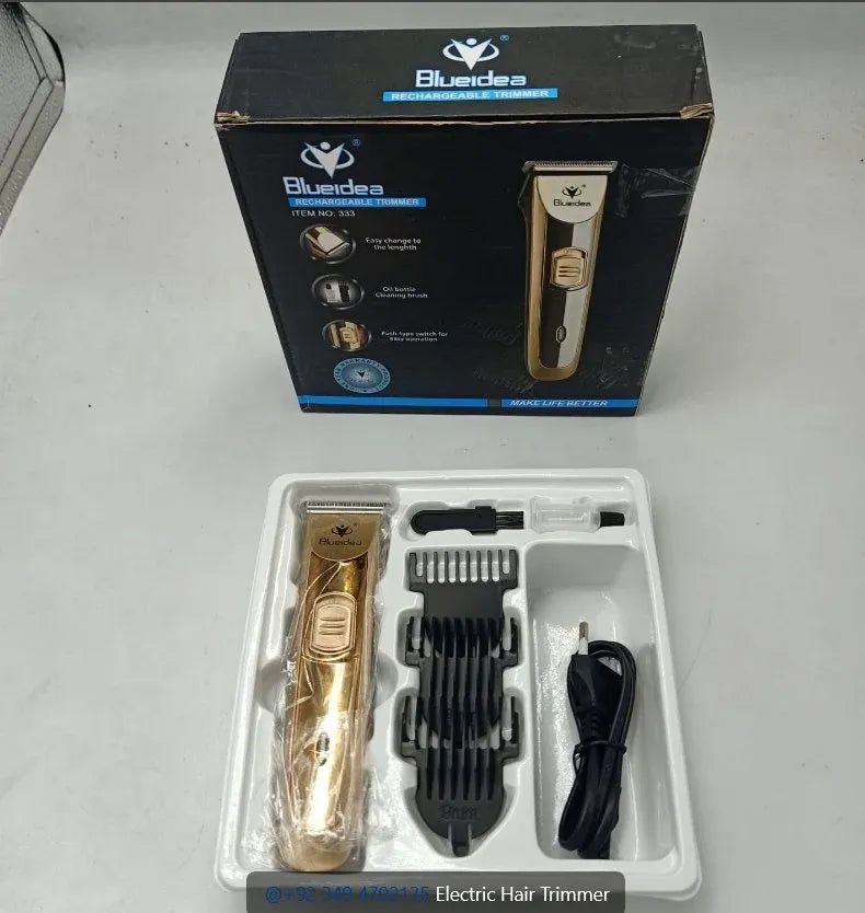 Electric Hair & Beard Trimmer 🔋 | Professional Clipper for Men 💈