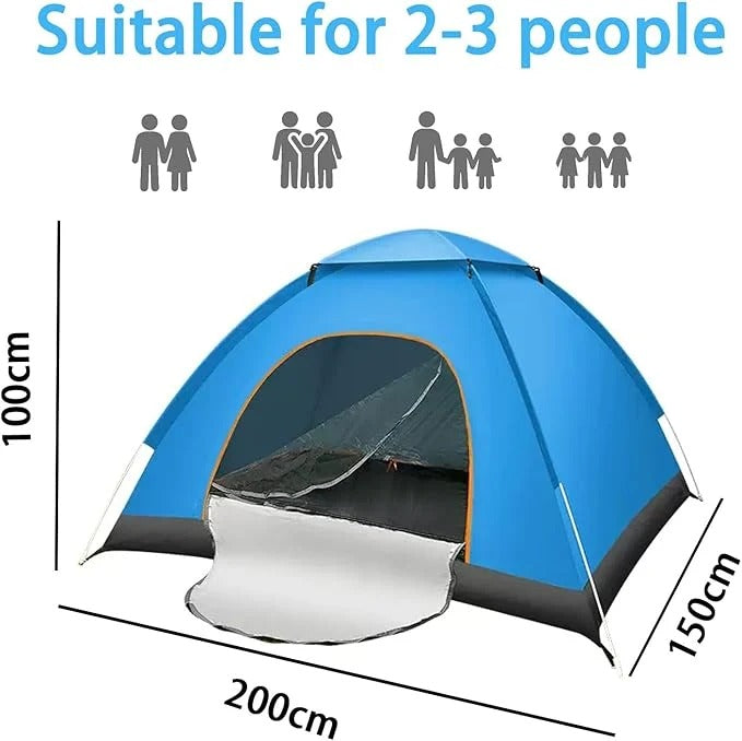 2–3 Person Automatic Pop-Up Trail Dome Tent