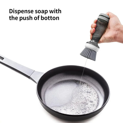 Soap Dispensing Kitchen Scrub Brush