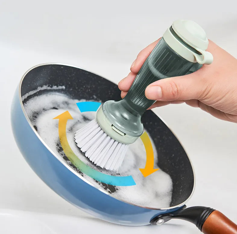Soap Dispensing Kitchen Scrub Brush