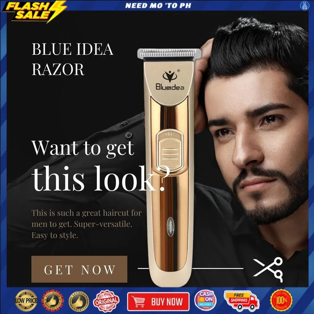 Electric Hair & Beard Trimmer 🔋 | Professional Clipper for Men 💈