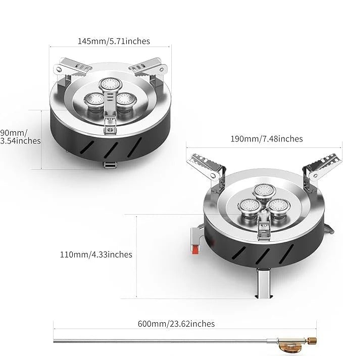 Portable 4500W Outdoor Compact Gas Stove