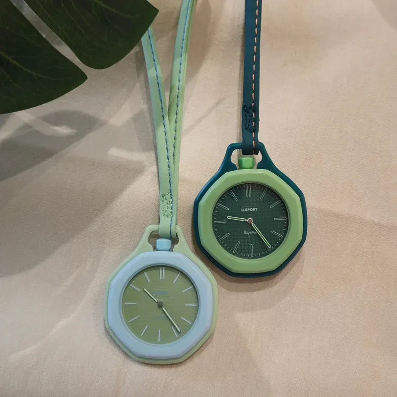 Royal Pop Octagonal Pendant Watch & Bag Charm