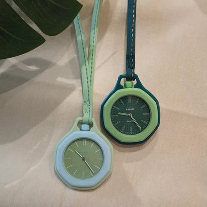 Royal Pop Octagonal Pendant Watch & Bag Charm