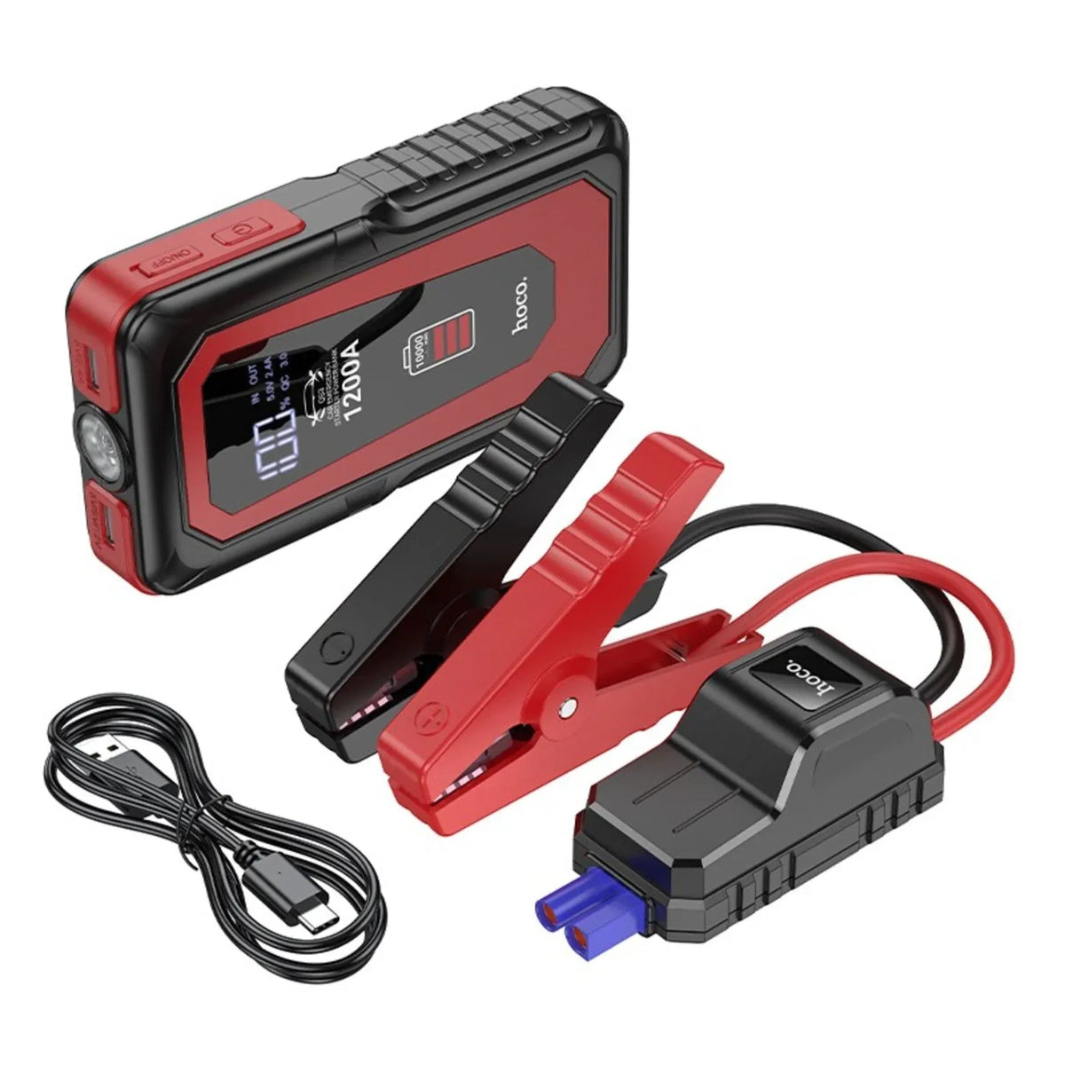 Hoco 10,000mAh Emergency Car Jump Starter & Power Bank (QS3)