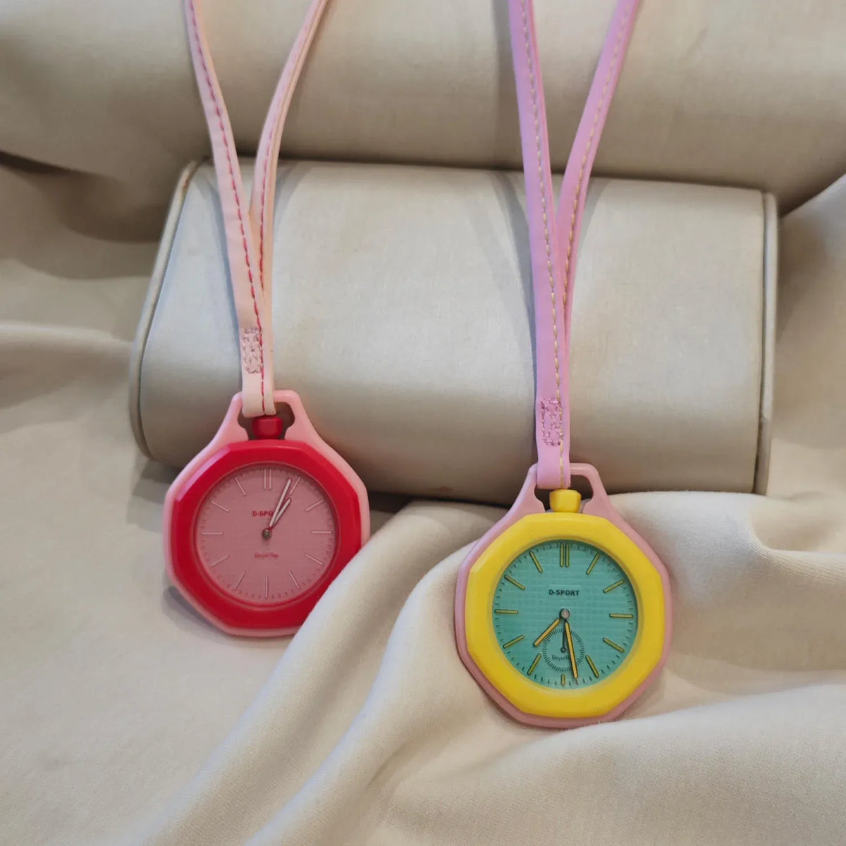 Royal Pop Octagonal Pendant Watch & Bag Charm