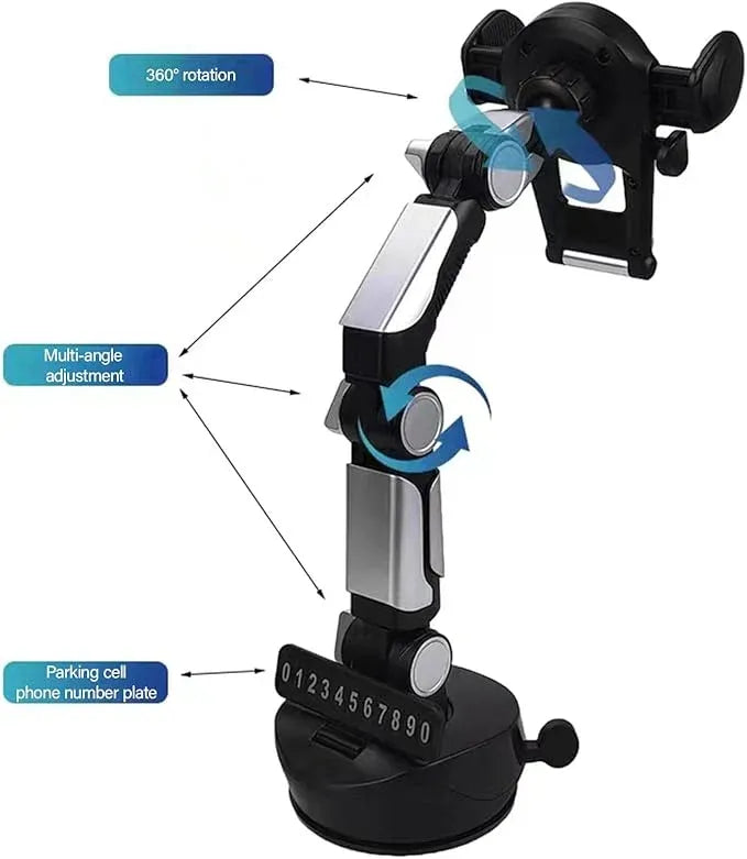 Truck Phone Holder – 360° Adjustable | Strong Grip | Universal Fit