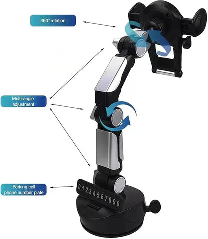 Truck Phone Holder – 360° Adjustable | Strong Grip | Universal Fit