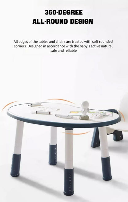 Kids Table & Chair Set – Ergonomic, Easy-Clean & Fun Colors!