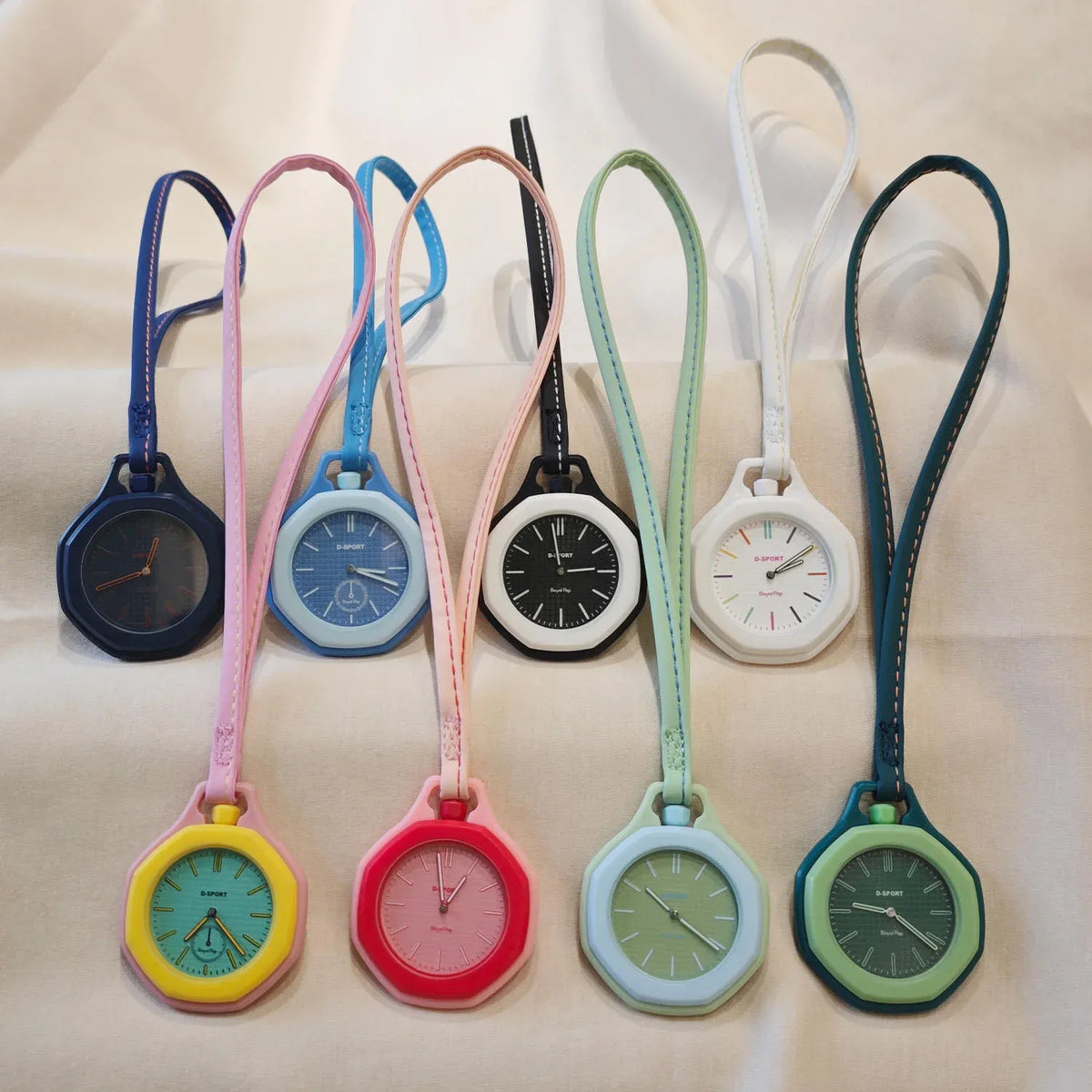 Royal Pop Octagonal Pendant Watch & Bag Charm