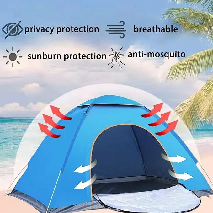 2–3 Person Automatic Pop-Up Trail Dome Tent