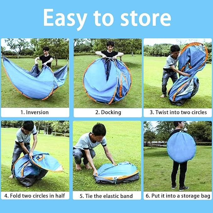 2–3 Person Automatic Pop-Up Trail Dome Tent