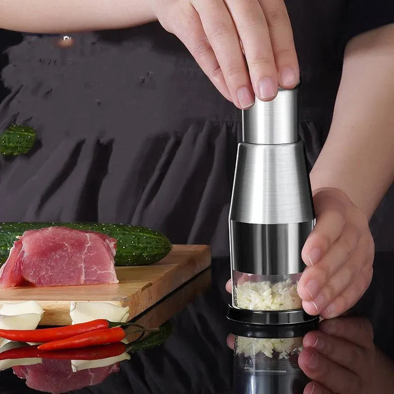Stainless Steel Manual Vegetable & Garlic Chopper