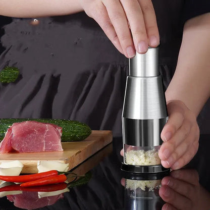 Stainless Steel Manual Vegetable & Garlic Chopper