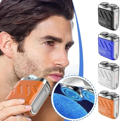 Compact Travel Electric Razor – Waterproof & Fast Charging