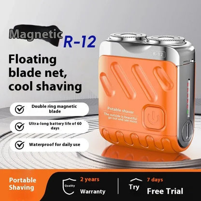Compact Travel Electric Razor – Waterproof & Fast Charging