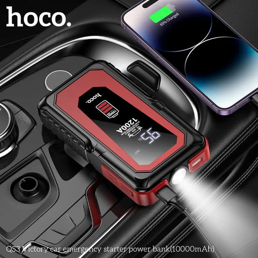 Hoco 10,000mAh Emergency Car Jump Starter & Power Bank (QS3)